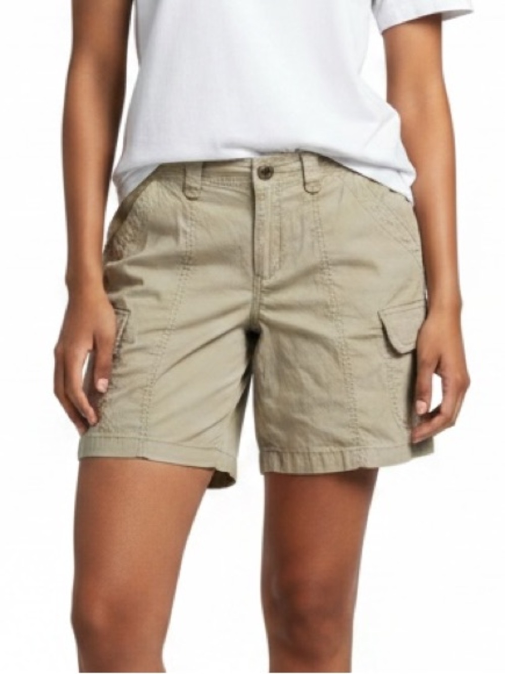 Eddie Bauer Tan Ripstop Cargo Shorts | Size 10